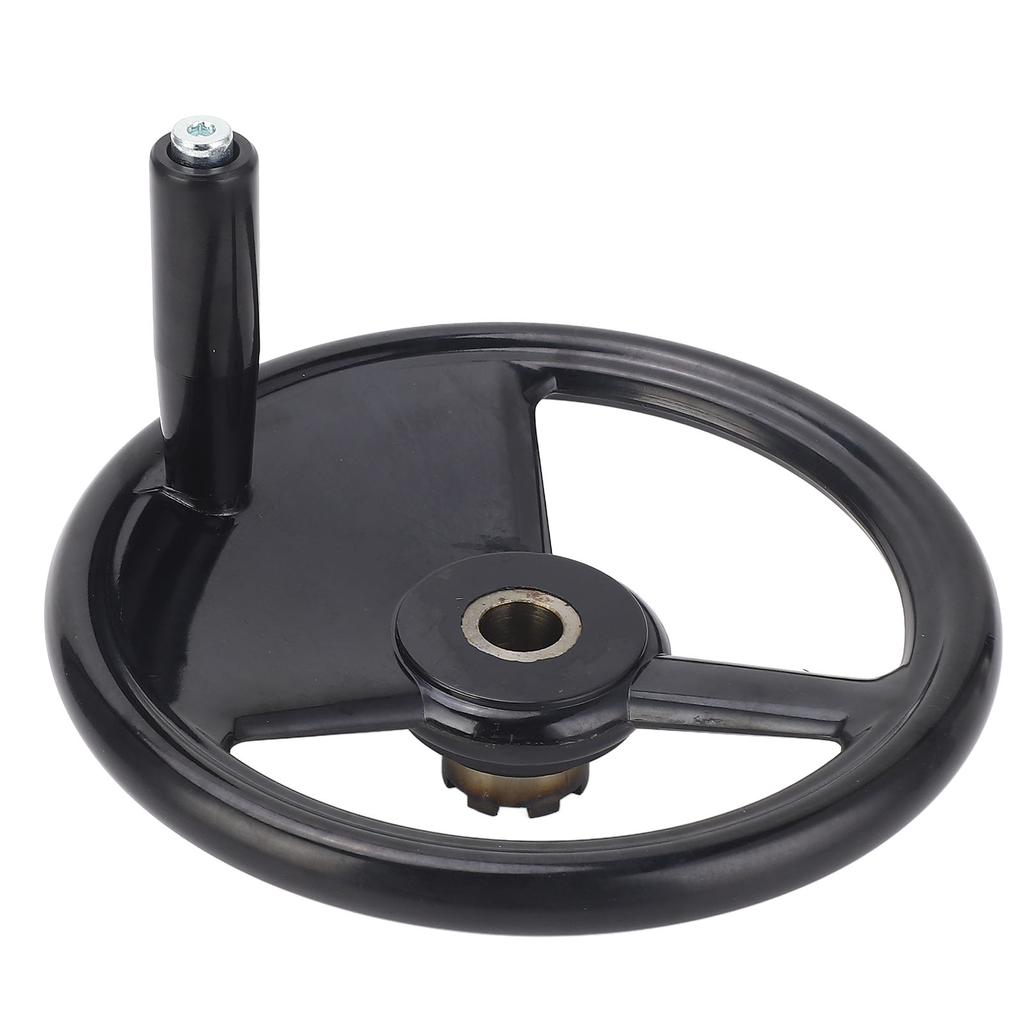 Milling Hand Wheel 22x250mm Engineering Plastics Multifunctional Round Shape Hand Wheel for Grinders