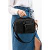Women's Multi-pocket Waterproof Satin Fabric Adjustable Cross Strap Shoulder Bag