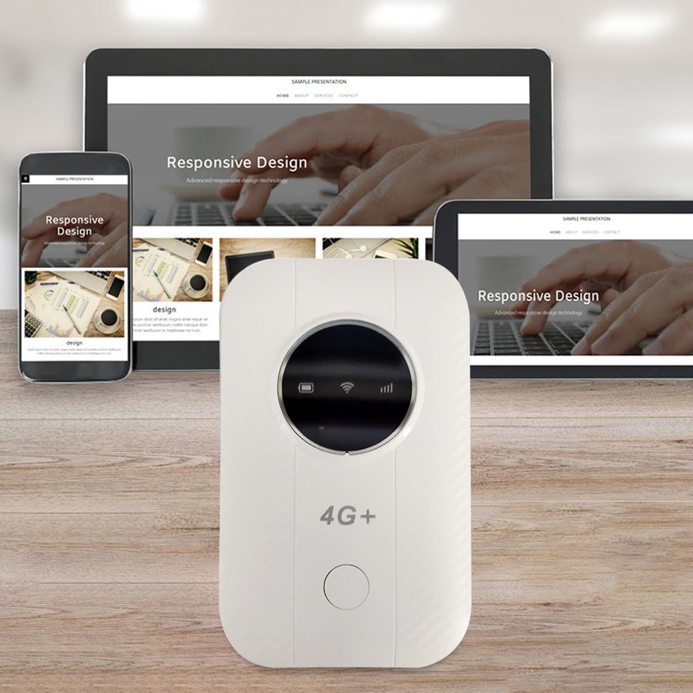Портативный 4G LTE мобильный WiFi-роутер 150 Мбит/с 3650/2100 мАч Карманный беспроводной хот-спот до 10 пользователей для автомобильных поездок Мобильный WiFi-роутер