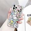JZ6 Sanrio мультфильм прозрачный чехол для Samsung A04 A14 A23 M33 M53 Realme 10 9 C35 C55 VIVO Y02 X80 Infinix Hot 30 Note 11 Tecno Spark 8P Pro
