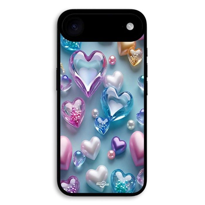 Coque Pour iPhone 17 Air coeurs colorés