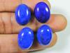 45 Карат Натуральный Лазурит ААА Овальный Кабошон Свободный Драгоценный Камень Лот 4 Шт 12X16ММ RQ-1919