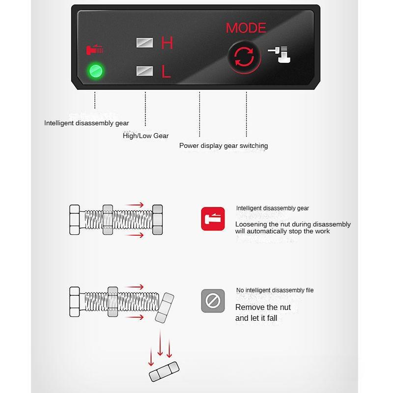 Электрический гайковерт Dongcheng 20 В, бесщеточный ударный гайковерт DCPB298, новый рабочий для авторемонта, электрический ветряной пистолет, электрический гайковерт