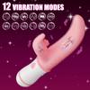 Tongue Licking Vibrator For Women Clitoris Stimulator G Spot Massager Vagina Orgasm  2 In 1 Female Masturbator Adult Sex Toys