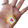 Keychain Fidget Toy 3D Printed Heart Clicker Keychain Pocket Size Finger Clicker Anxiety Stress Relief Push Button for Kids Adults Durable