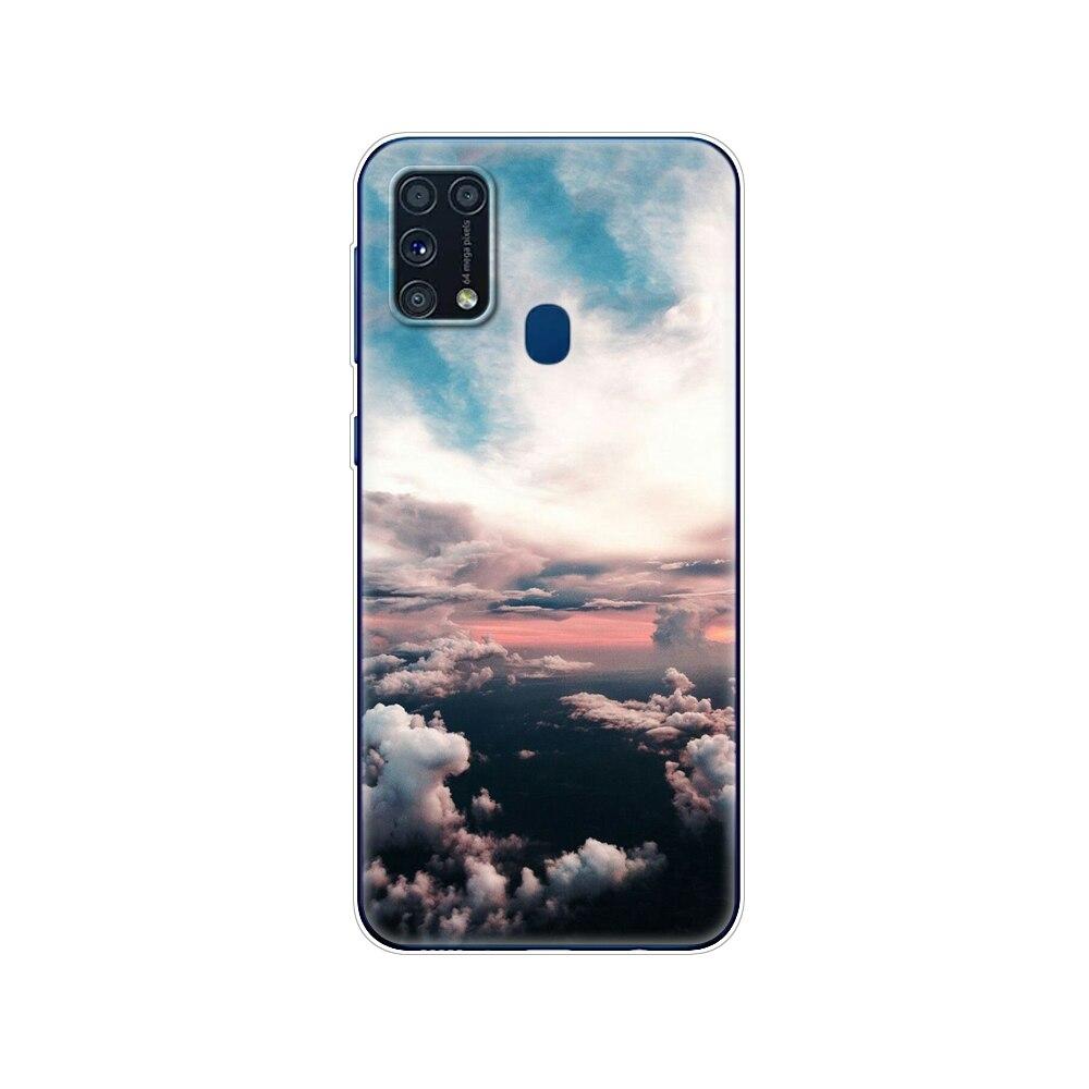 For Samsung M31 Case 6.4" Silicon Soft Tpu Cover For Samsung Galaxy M31 M 31 SM-M315FZBVSER M315 Phone Back Protective Shell