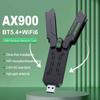 900 Мбит/с WiFi 6 Bluetooth 5.4 Беспроводная сетевая карта USB3.0 WiFi адаптер 2,4 ГГц/5 ГГц Двухдиапазонный адаптер стабильного сигнала Без драйверов для ПК, ноутбука