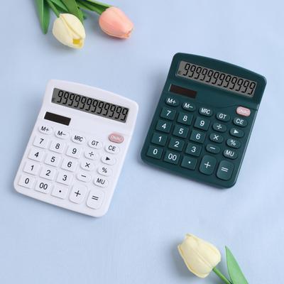 Офисный калькулятор Точный портативный аккумуляторный яркий цветной 12-значный солнечный калькулятор Товары для дома
