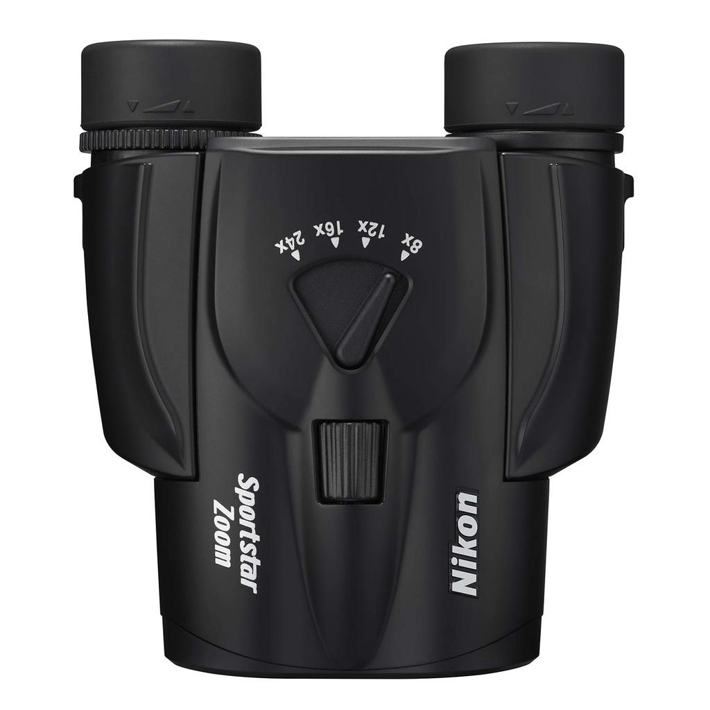 Бинокль Nikon Sportstar Zoom 8-24x25 с призмами Порро, увеличение 8-24x, апертура 25 мм, черный (SPZ8-24X25BK)