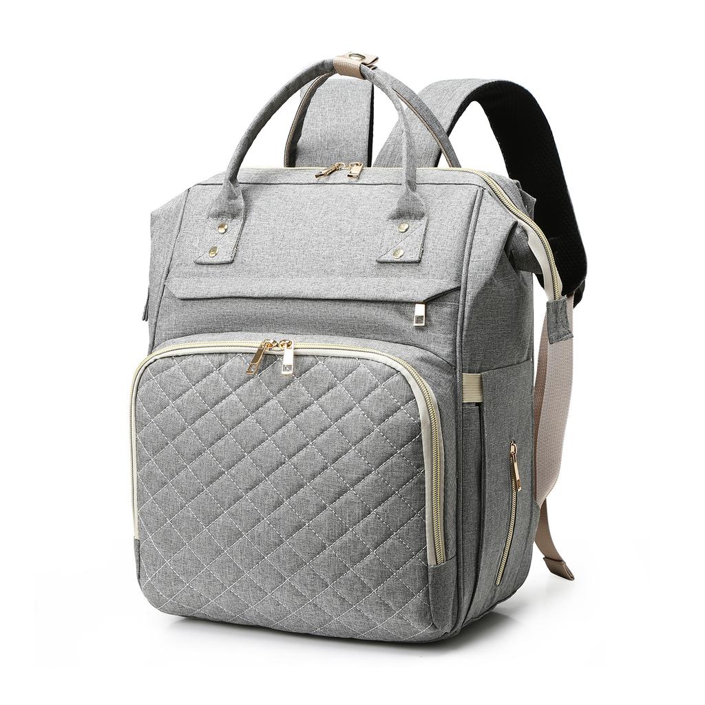 Портативная сумка для подгузников, рюкзак большой вместимости, водонепроницаемая дорожная сумка для кормления ребенка, сумка для мамы с USB-портом для зарядки, ремни для коляски, термокарманы