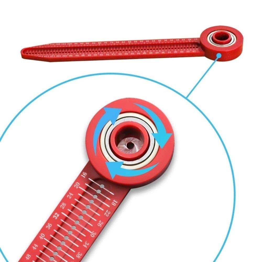 Adjustable Adjustable Rotary Ruler Plastic Layout Gauge Circle Drafting Tool For Drafting