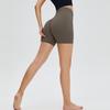 Seamless Three-point Fitness Shorts Women's High-waisted Hip Lift Sports Shorts Tight Quick-dry Yoga Shorts