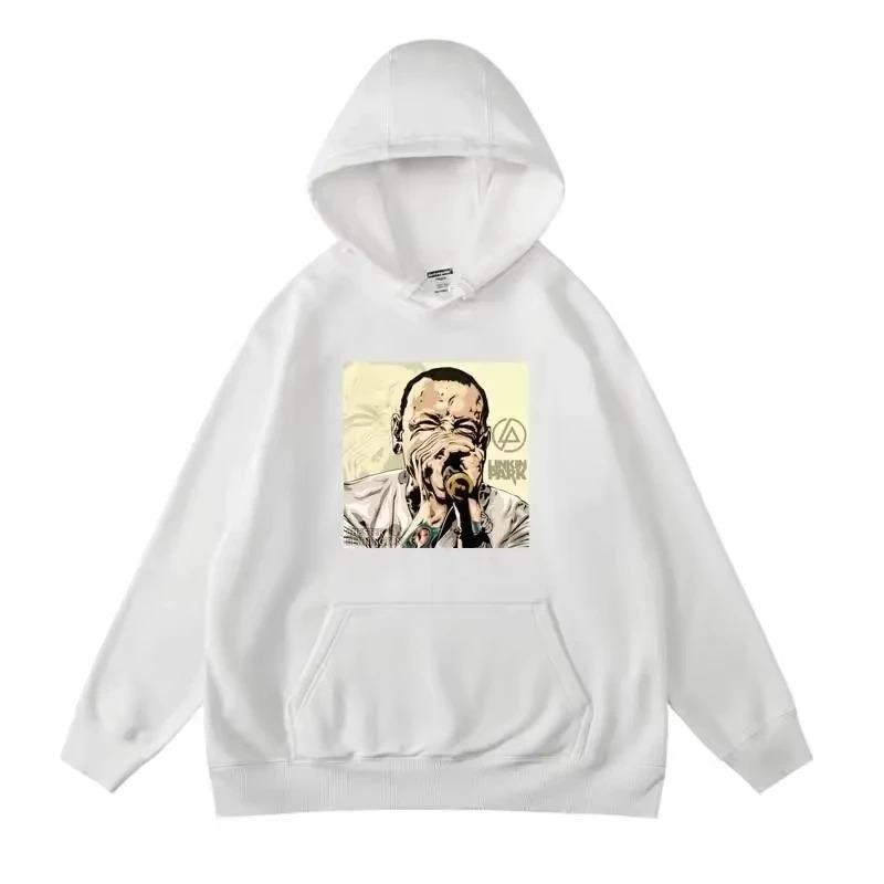 Европейская и американская рок-группа Linkinpark Парк Осень и Зима Худи с капюшоном для мужчин и женщин Толстовка-пуловер