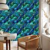 Wallpaper Ink Turquoise and Sea Blue, Blue Background for Living Room and Bedroom 50x1000