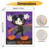 Disney handmade diy oil painting digital painting kit Mickey Mouse pumpkin festival home living room entrance decoration hanging painting