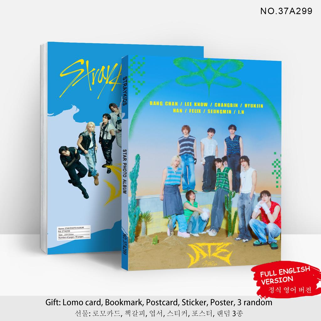 Прочный Альбом для Фотографий Straykids Dominate Seoul World Tour HD, 80 Страниц, с Коллекционными Карточками Ломо, Закладкой, Стикером, Постером для Поп-Фанатов