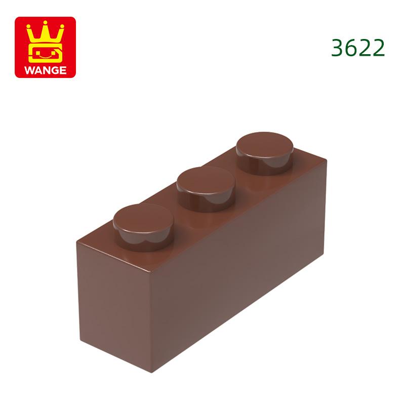 Нетоксичный 85 шт./лот 3622 1x3 точки Строительный блок Moc Классические аксессуары Совместим с Кирпич Детские игрушки Подарочная коробка