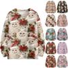 Christmas Sweatshirts For Women Knit Sweater Cute Shirt Fall Crewneck Pullover Tops