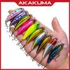 Multicolor Sinking Minnow Rattle Lure with Double Hook and Short Lip for Long Casting