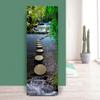 28 Styles For Choice Beach Scenery Refrigerator Sticker Peel and Stick Waterproof Double Door Freezer Cupboard Decor Art Mural