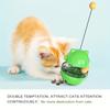 Professional 2 In 1 Cat Feeder Toy Tumbler Food Dispenser Kitten Self Playing Interactive Puzzle Ball Pet Intelligence Training Accessories