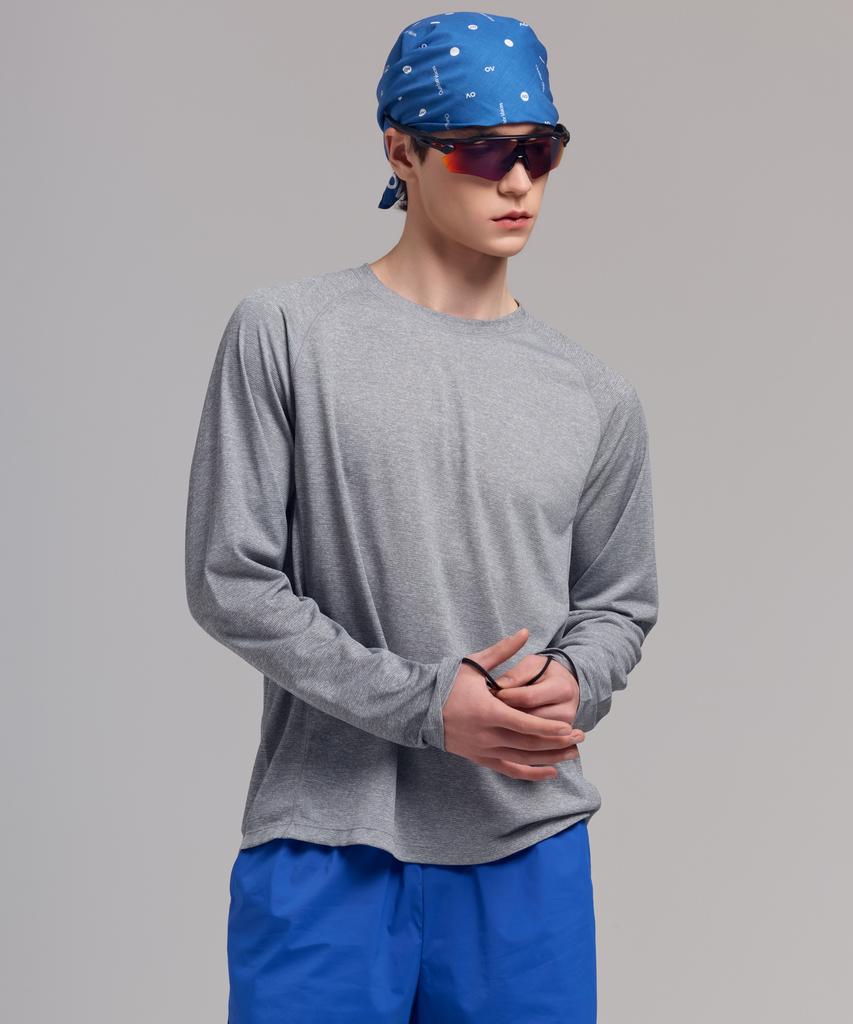 Ausdoeoboiseu Technol-Ov™ Air Flex Футболка с длинным рукавом (Хизер Грей)