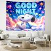 Cute Dog  Dreams Under Stars Tapestry Hanging for Bedroom,Livingroom, Playroom,Decor Art Room Wall Tapestry Holiday and Birthday Gifts