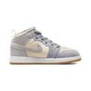 Детские кроссовки Air Jordan 1 Mid SE PS Coconut Milk Particle Grey Cream White DN4345-100