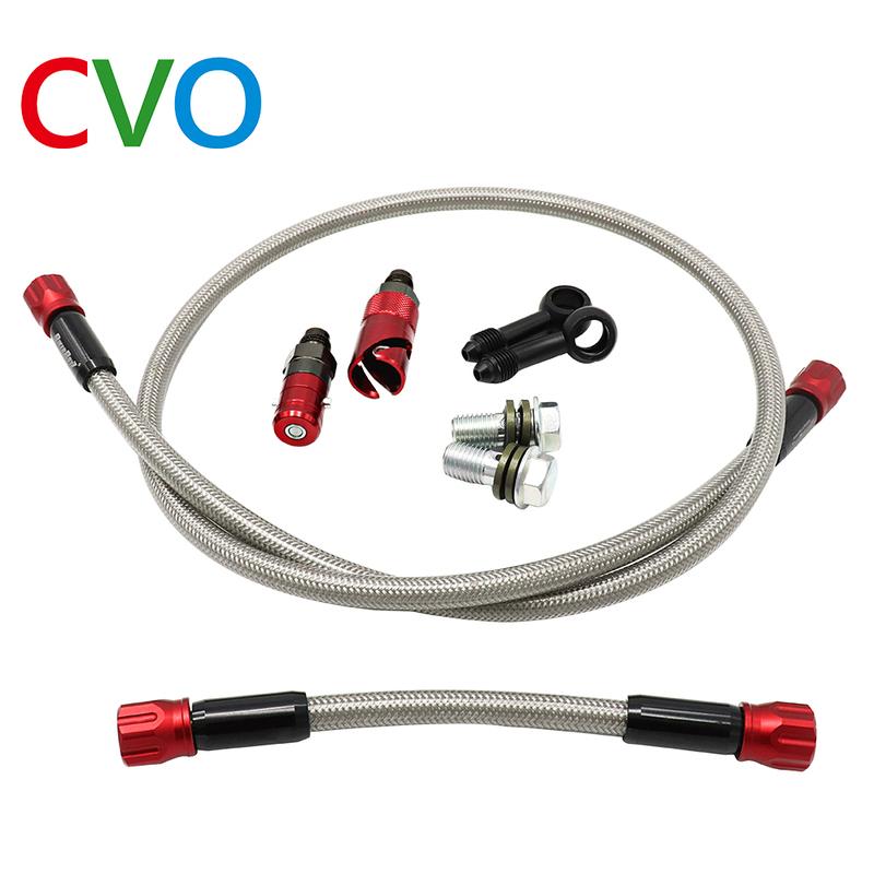 High Quality CVO Aerospace Aluminum Alloy 800cm to 1200cm Reinforced Hydraulic Motorcycle Brake Hose Braided Brake Tube