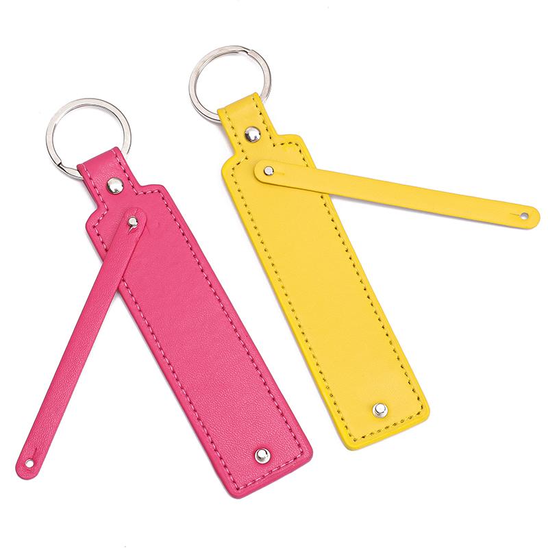 Высококачественный кожаный брелок для ключей для самостоятельного изготовления ювелирных изделий, аксессуаров