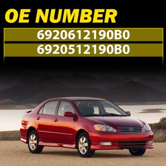 Подходит для Toyota 2003-2008 Corolla ide Внутренняя ручка двери правая левая серая хромированная