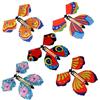 5PCS Flying In The Book Fairy-Rubber Band Powered Wind Up Great Surprise Birthday Wedding Card Gift Butterfly Card Toy
