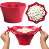Foldable Silicone Popcorn Bowls High Quality Kitchen Easy Tools DIY Popcorn Bucket Bowl Maker for Microwaveable Popcorn Maker