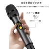 Oulou Wireless Microphone, Rechargeable Dynamic UHF Microphone for Karaoke, 12 Channels, 3.5mm/6.35mm Compatible, Receiver Included, 50 Meter Transmis