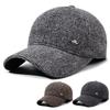 Middle-Aged Baseball Cap Winter Father Outdoor Windproof Ear Protection Cap Men Velvet Thick Cotton Cap