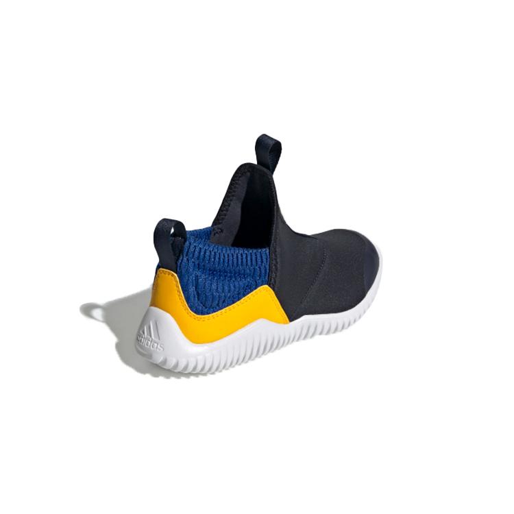 Adidas Rapidazen C Slip Resistant Low top Kids' Running Shoes Blue Yellow Children Aged 3 7 Years Old G27797