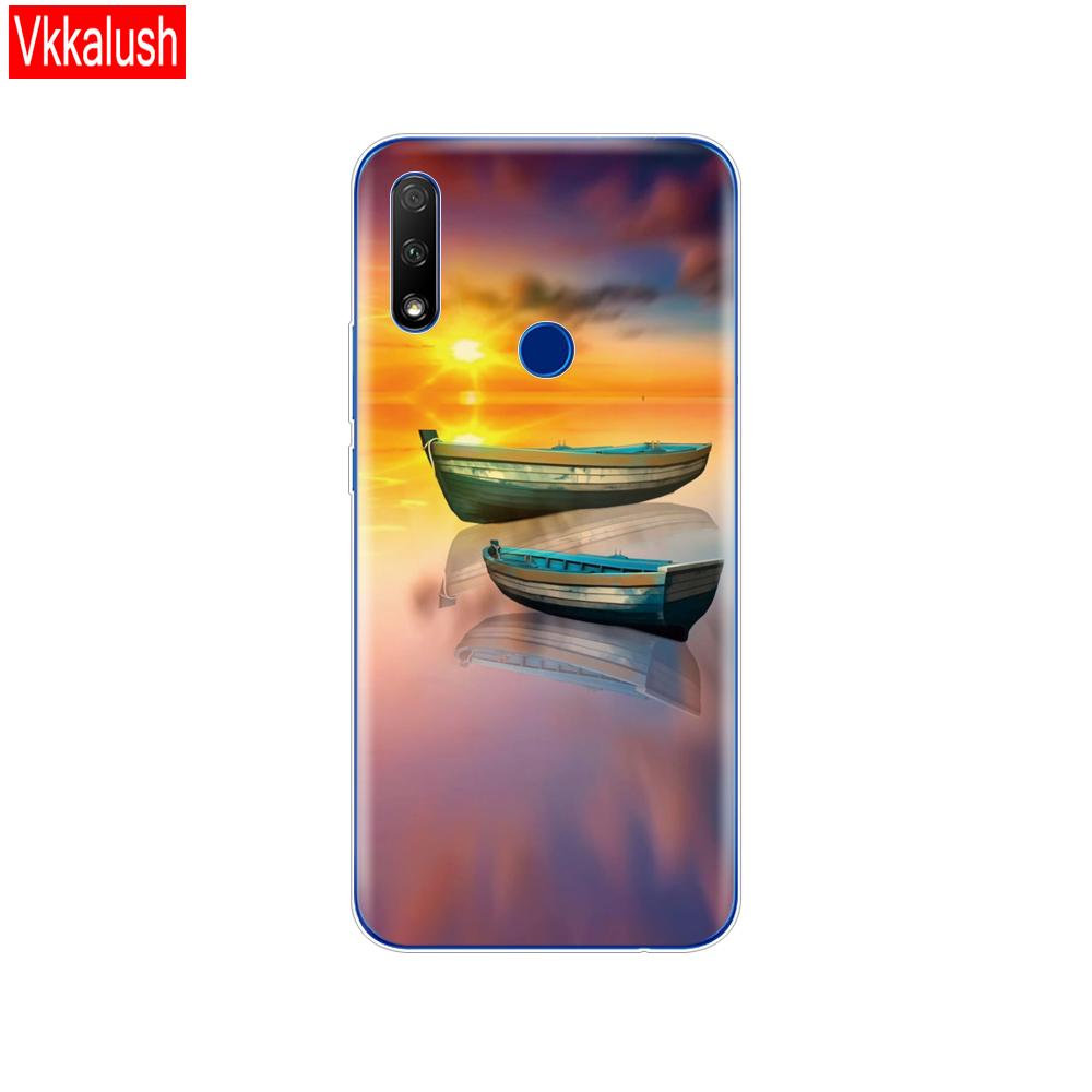 Для Honor 9X Global Case Honor 9X Премиум Чехол Силиконовый ТПУ Мягкая задняя крышка Чехол для телефона Для Huawei Honor 9X Premium STK-LX1 Бампер