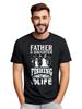 Father and Daughter Fishing Adventure - Funny T-shirt for Bonding Time! Unisex P