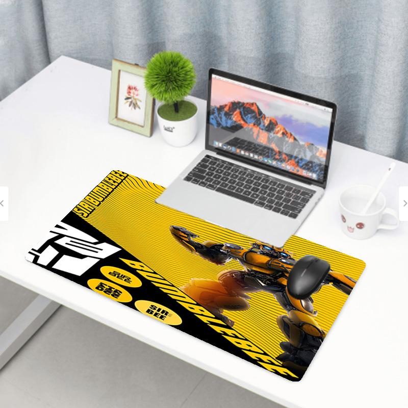 Bumblebee Print Mouse Pad, Anti‑Slip Desktop keyboard Mat, for PC Laptop Gaming Working Daily Use, Cool Festival Surprise Gift