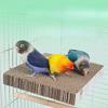 Подставка для жердочки, платформа, игрушка для кормления, подставка для шлифовки лап, игрушка-попугайчик, жевательная игрушка для кореллы