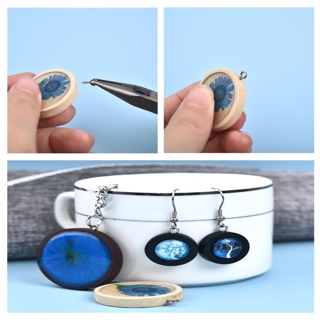 200 шт. маленькие винтовые булавки для глаз, крючки для глазных булавок, люверсы с резьбовыми застежками, крючки для занятий искусством своими руками, мини-металлический колышек для изготовления ювелирных изделий