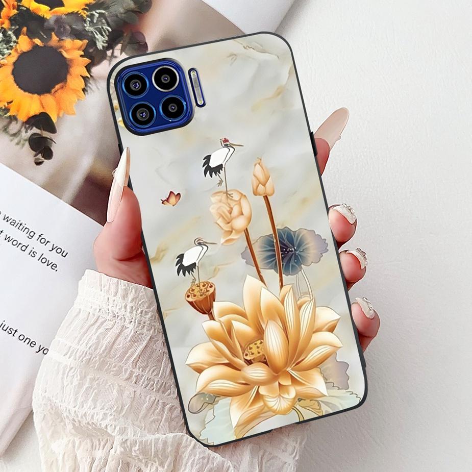 Для Motorola Moto One 5G Чехол Роскошный Модный Расписной Чехол 6.7'' Мягкий ТПУ Чехол для Телефона Для Motorola One MotoOne 5G Задняя Крышка Сумки