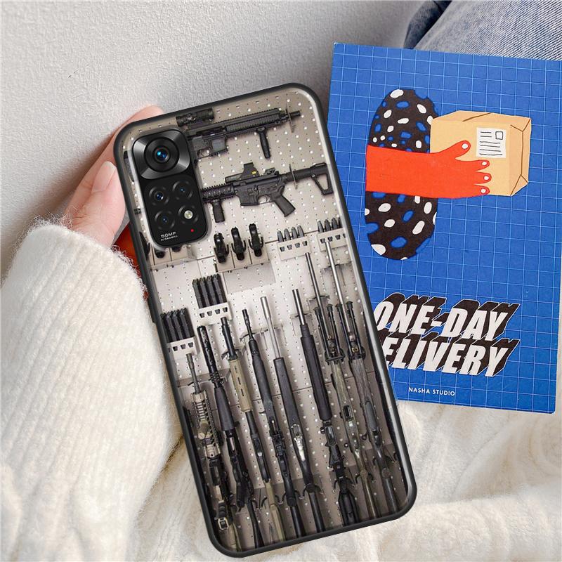 The Military Weapon Case For Xiaomi Redmi Note 8 9 10 11 Pro 8T 9S 10S 11S Redmi K50 K40 Gaming 9A 9C 9T 10C