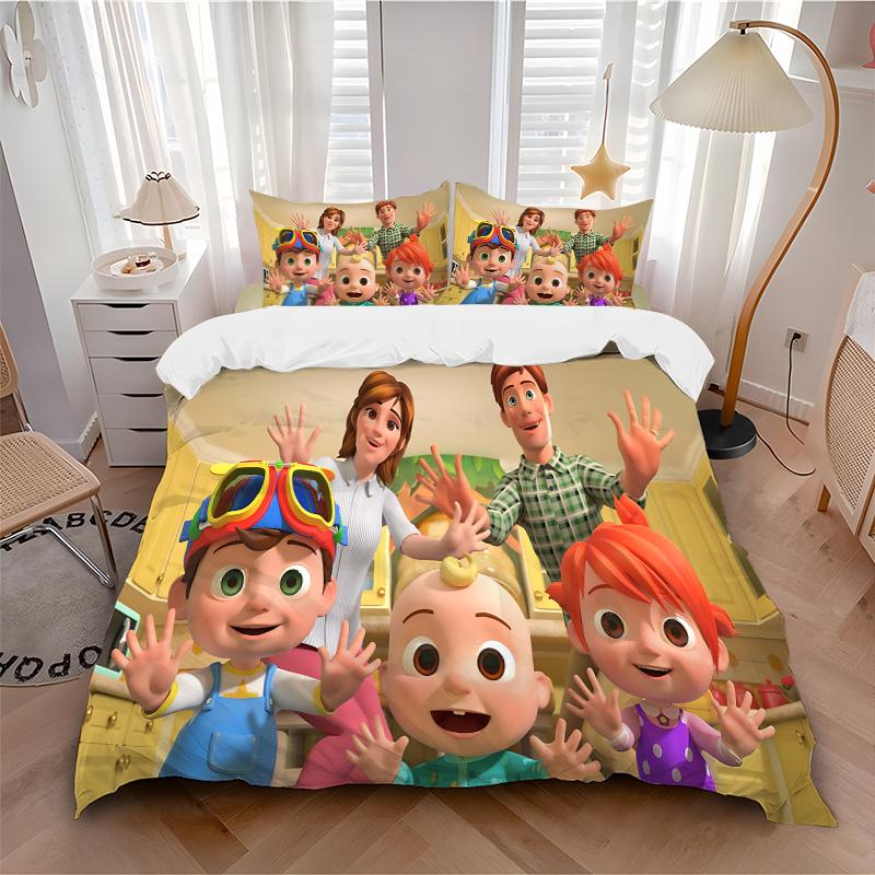 Family Fun Kitchen Print 3Pcs Bedding Setduvet Cover With 2 Bedropillowcase Home Birthday Gift