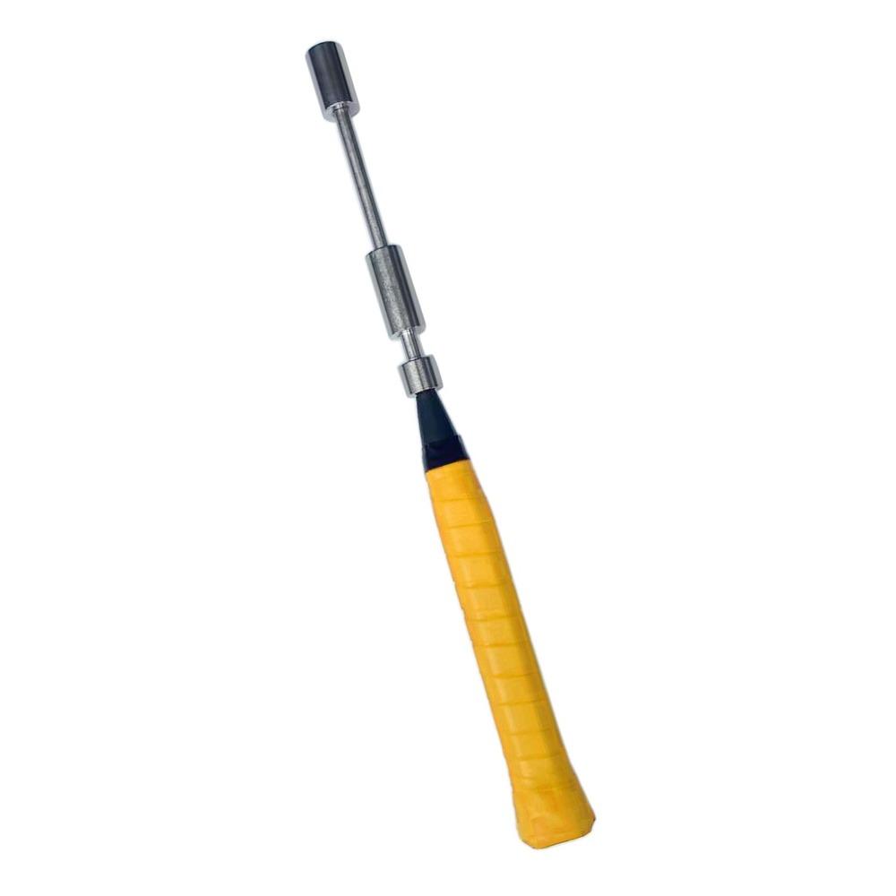 Съемный тренажер для свинга ракетки Инструмент для тренировок из нержавеющей стали Бадминтон Ракетные виды спорта