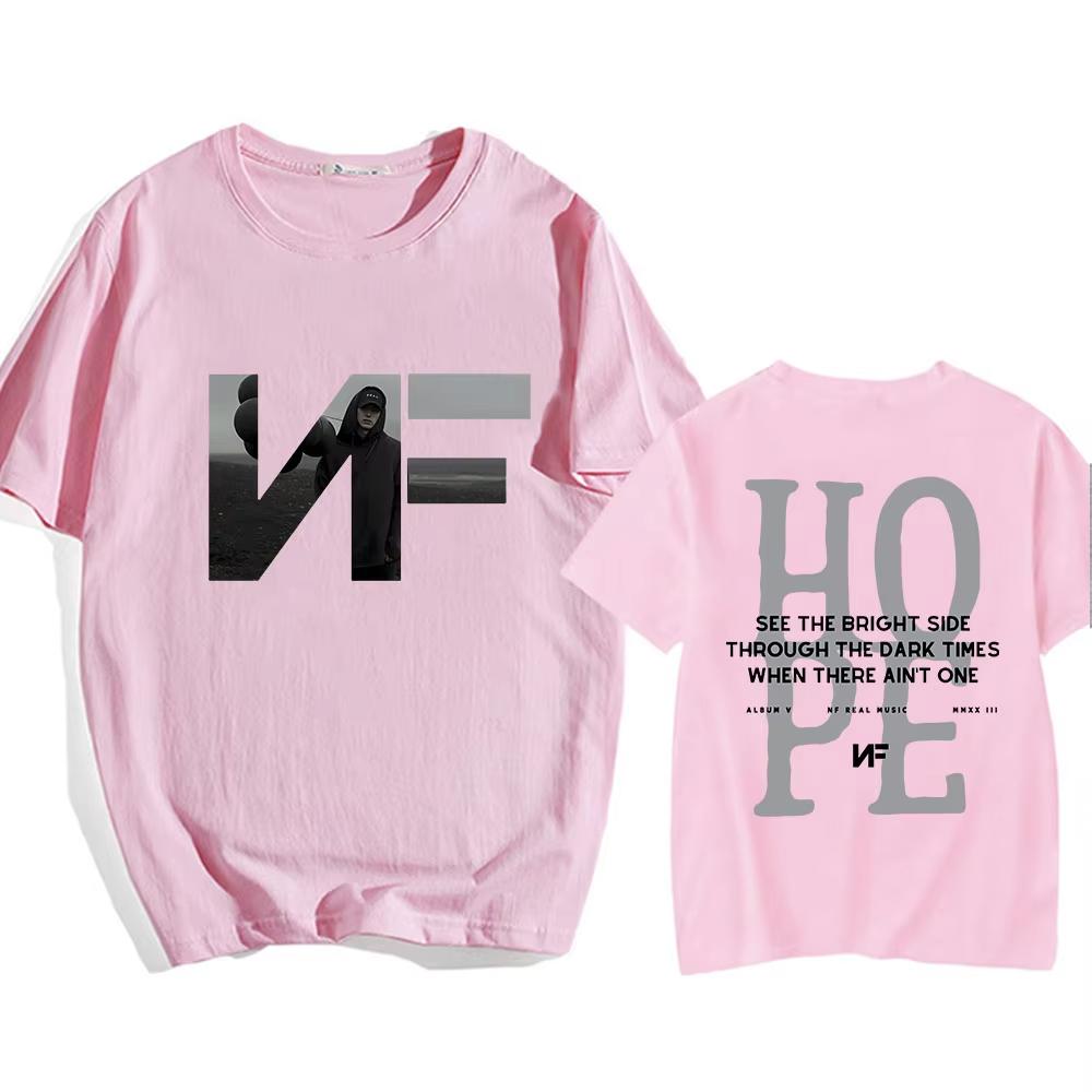 Футболка с графическим принтом рэпера NF Hope Tour, футболки с принтом, хип-хоп, уличная одежда, с коротким рукавом, летние хлопковые футболки