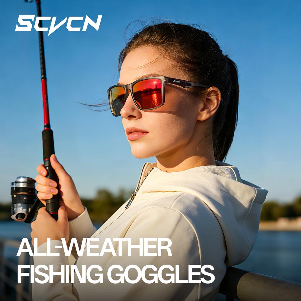 SCVCN New Polarized Water Sports Glasses Women Professional Surfing Boating Fishing Anti-glare Rafting Sailing UV400 Sunglasses 7