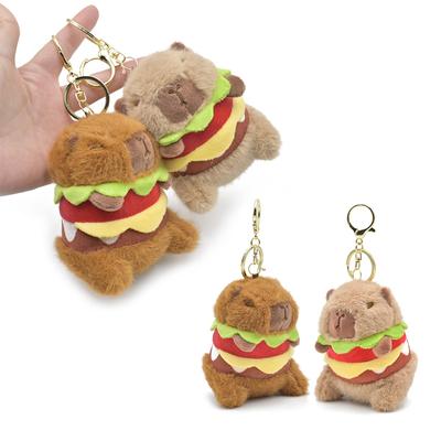 Косплей Капибара плюшевый брелок кулон мультфильм автомобиль ключ подвески сумочка украшение женская сумка украшение кукла подарок на день рождения