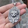 Personalized Old Domineering Lion King Stainless Steel Pendant Retro Love Titanium Steel Sweater Chain Accessories