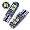 2PCS 15LED W5W T10 LED CANBUS No Error 5W5 12V 3W Super Bright Car Interior Side Light 194 4014 SMD Auto Bulb White Amber Red